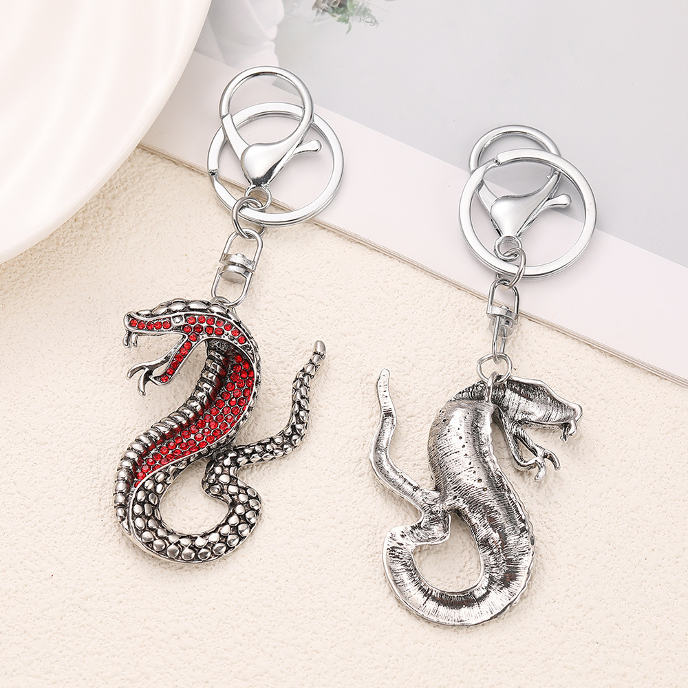 Rhinestone Snake Keychain Keyring Netby
