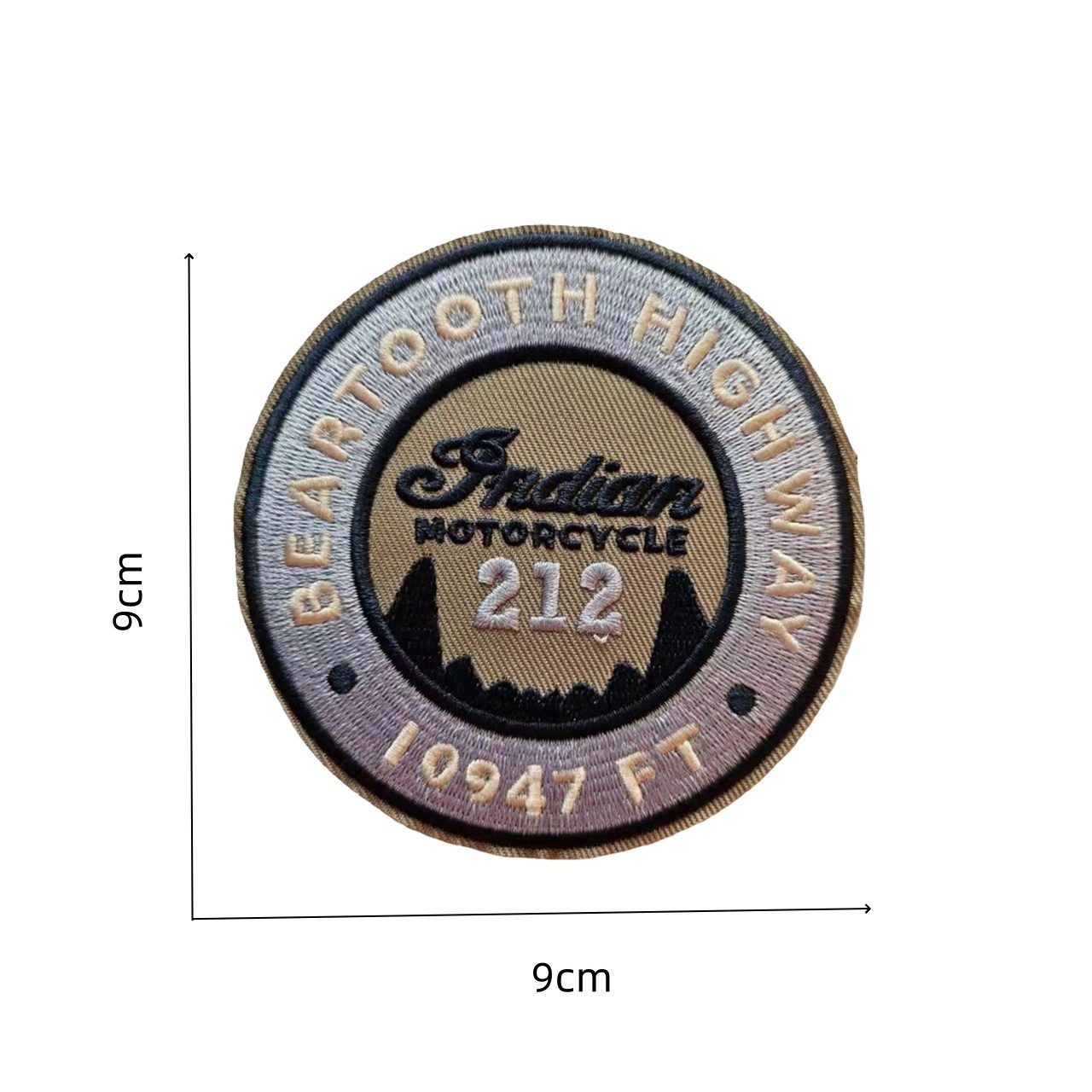 Embroidered Cloth Emblem Badge for Motorbike Motorcycle INDIAN Netby