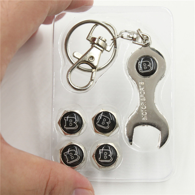 Metal Car Wheel Tire Valve Cap Anti Dust Spanner Wrench With Logo Netby