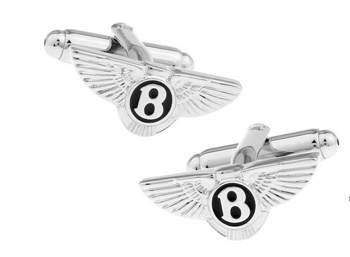 Metal Cufflinks Car Logo for Audi Benz Bmw Buick Maserati Volkswagen Volvo Toyota Bentley Rolls Royce Netby