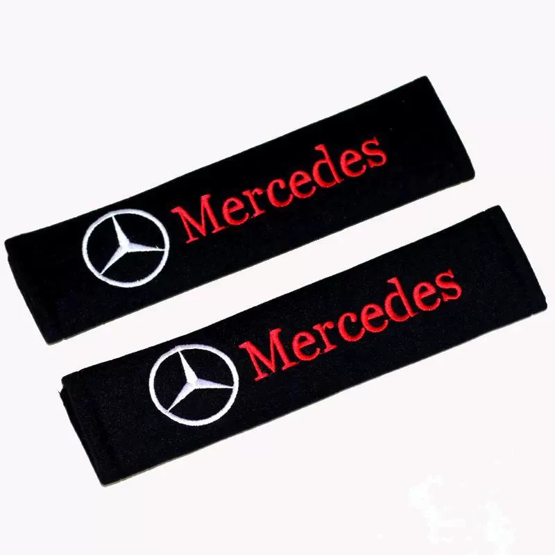 Cotton Style Car Seat Belt Cover Shoulder Pad for Audi Benz BMW Corvette VW SKODA Alfa Romeo Netby
