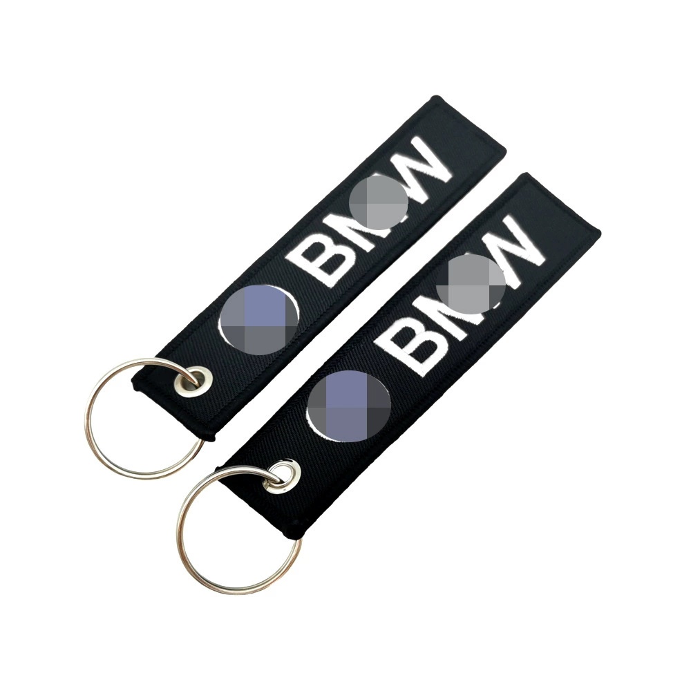Mercedes Benz AMG BMW CADILLAC PORSCHE FERRARI AUDI ALFA ROMEO DODGE FIAT SKODA VW Cloth Keychain Logo Keyring Keyfob Netby