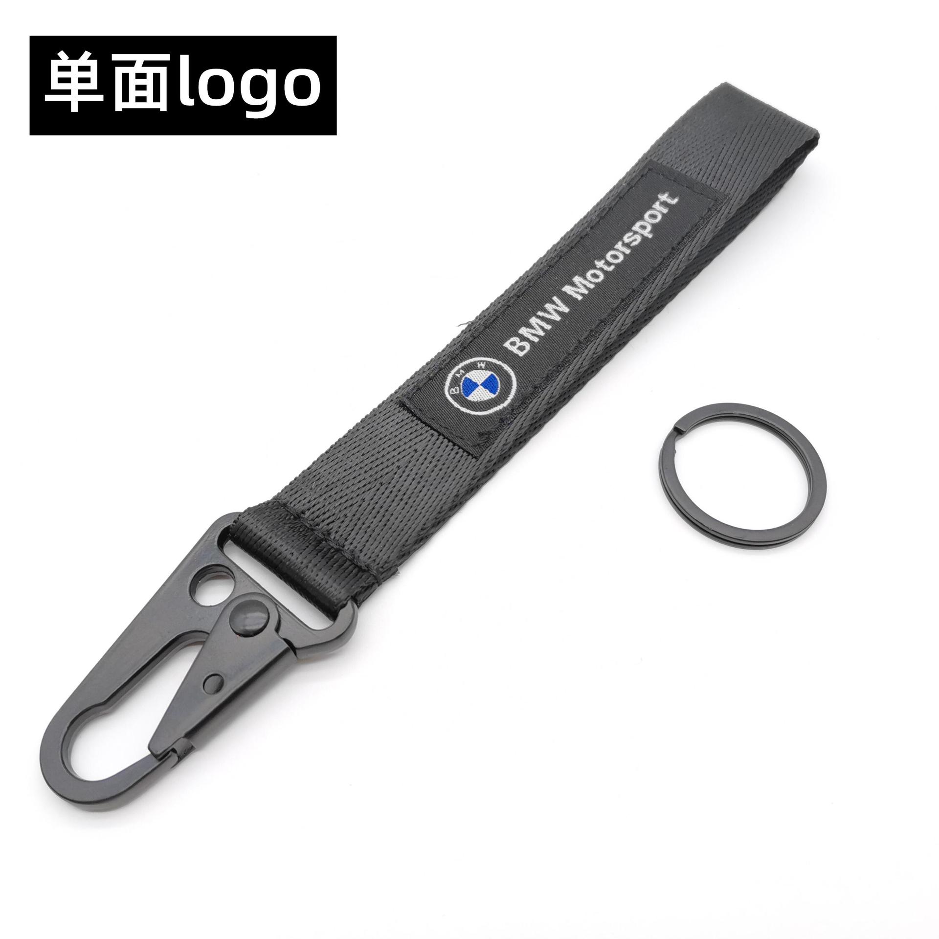 BMW Motorsport Eagle Buckle Keyring Keychain Keyfob Wrist Strap Netby