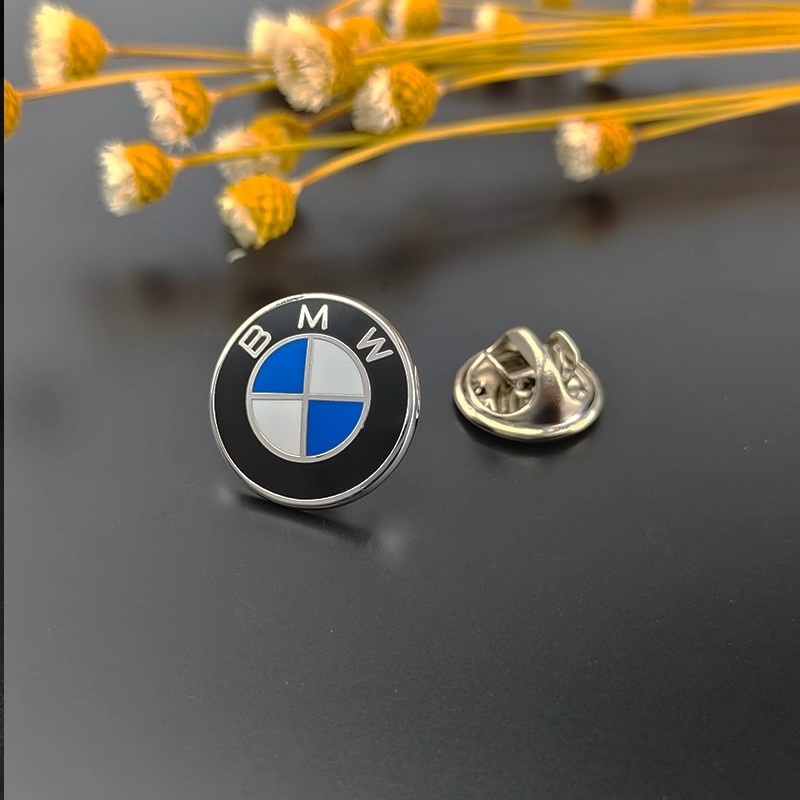 Metal Collar Pin Brooch with Audi BMW VW TOYOTA BENTLEY Porsche Car Logo Netby