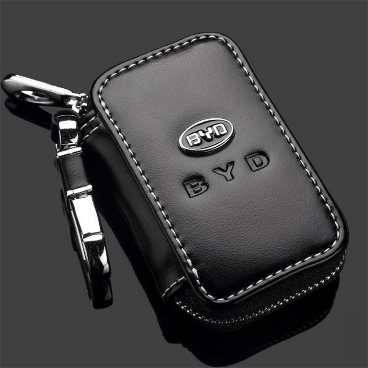 Black Color Leather Car Remote Key Wallet for KIA AUDI BENZ BMW BUICK PORSCHE VW VOLVO JAGUAR CHEVROLET FORD Netby