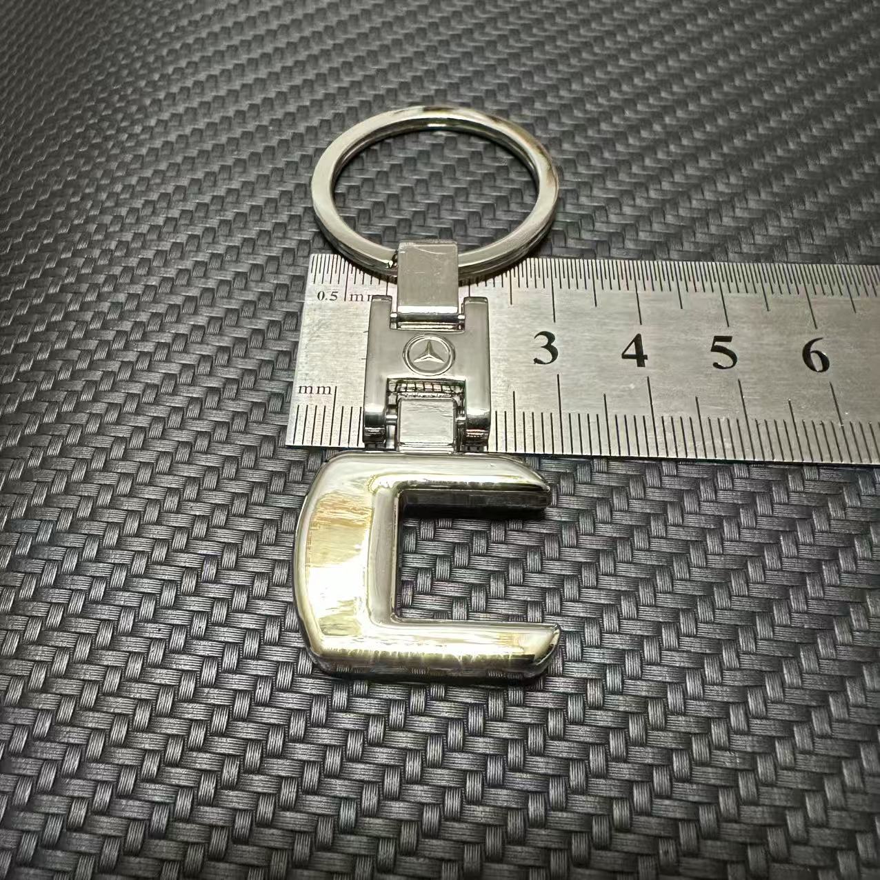 Metal Car Logo Keychain Logo Keyring Keyfob for Mercedes Benz A B C E R S GL ML CLA CLS GLA GLB GLC GLE GLK GLS SLK AMG Netby