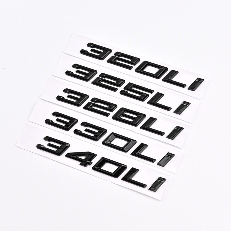 ABS Plastic BMW Car Sticker 320 330 325 328 340 LI Netby
