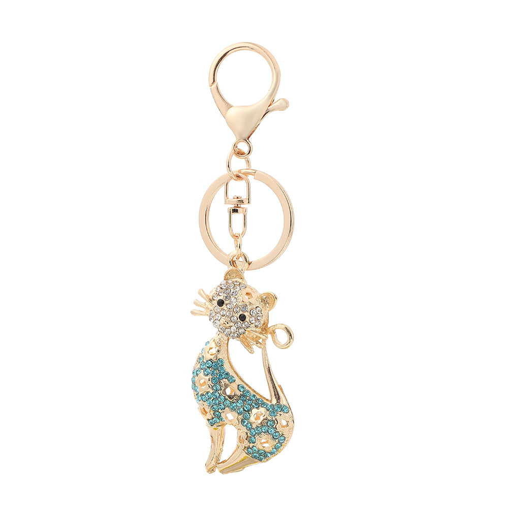 Fox Rhinestone Keychain Keyring Netby