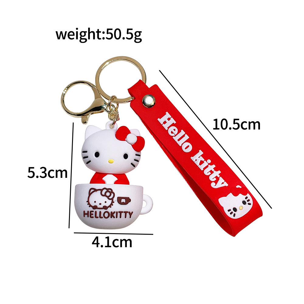 Animation HELLO KITTY Keychain Keyring Netby