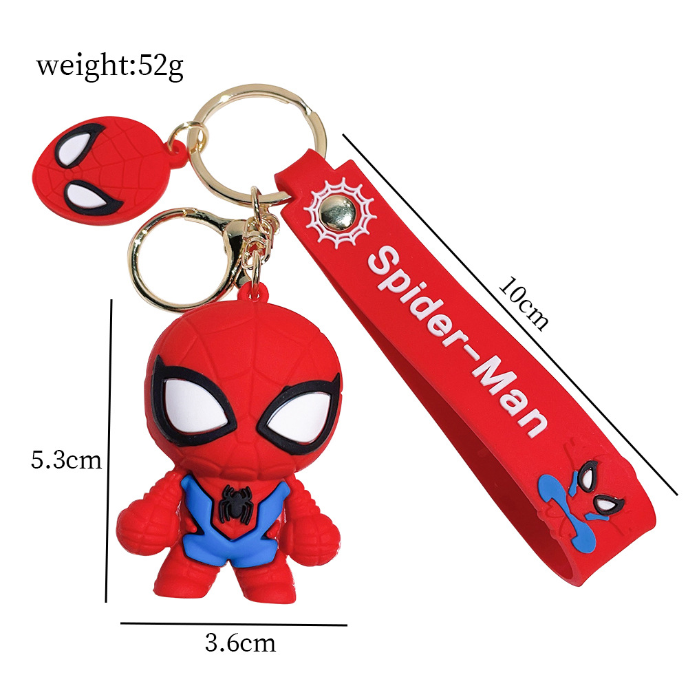 Movie Avengers Spiderman Keychain Keyring Netby