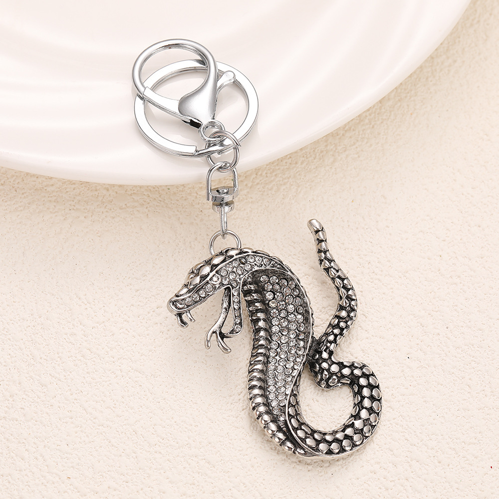 Rhinestone Snake Keychain Keyring Netby