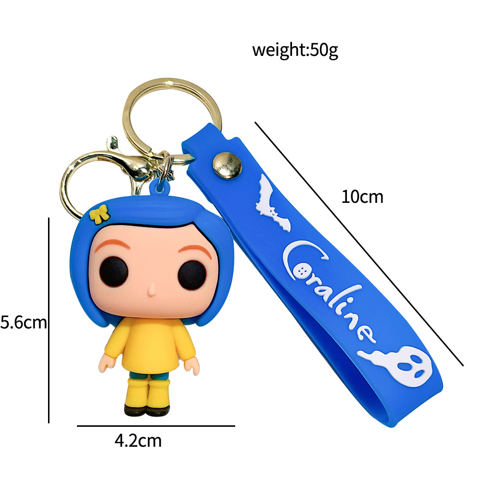 Animation Coraline Keychain Keyring Netby