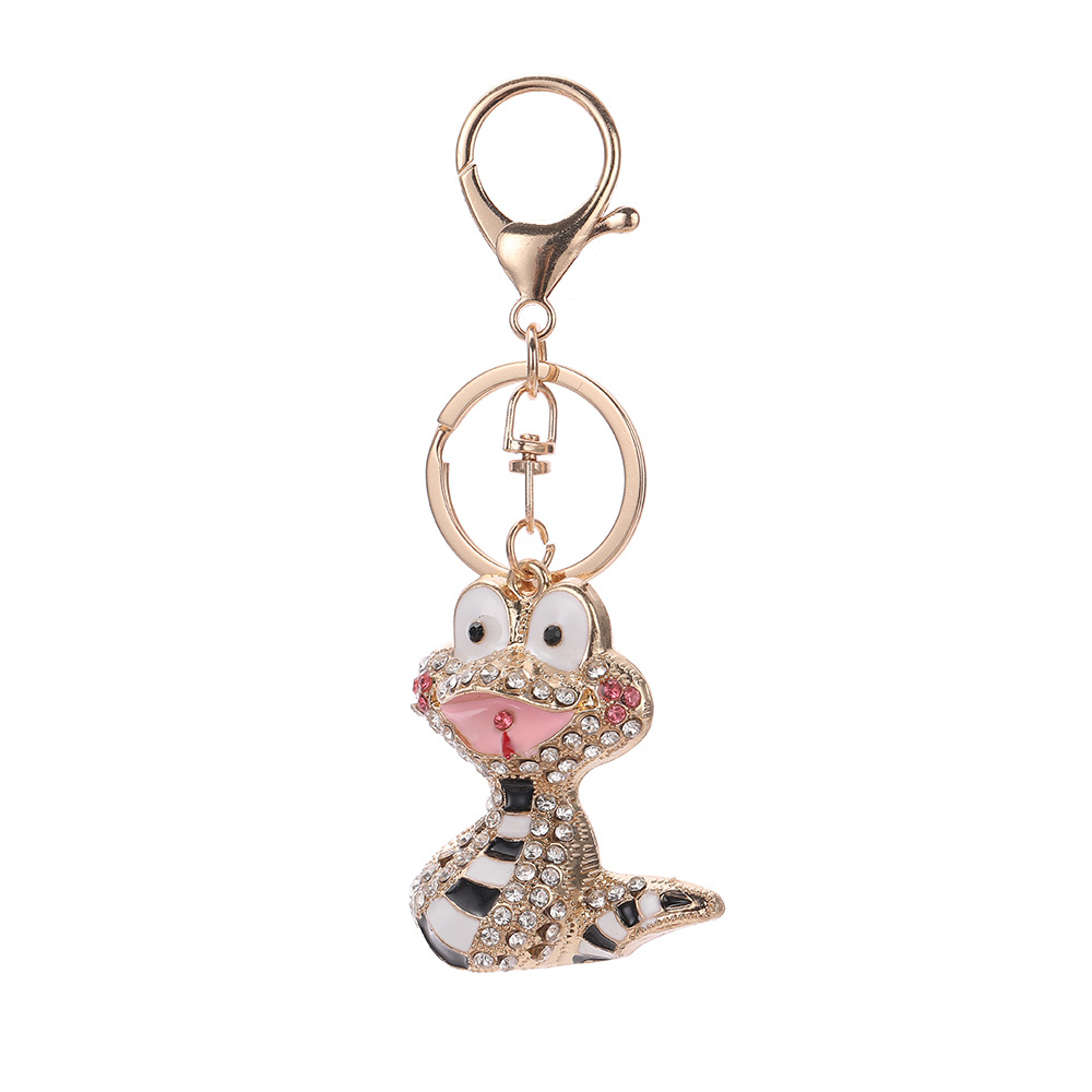 Rhinestone Snake Keychain Keyring Netby