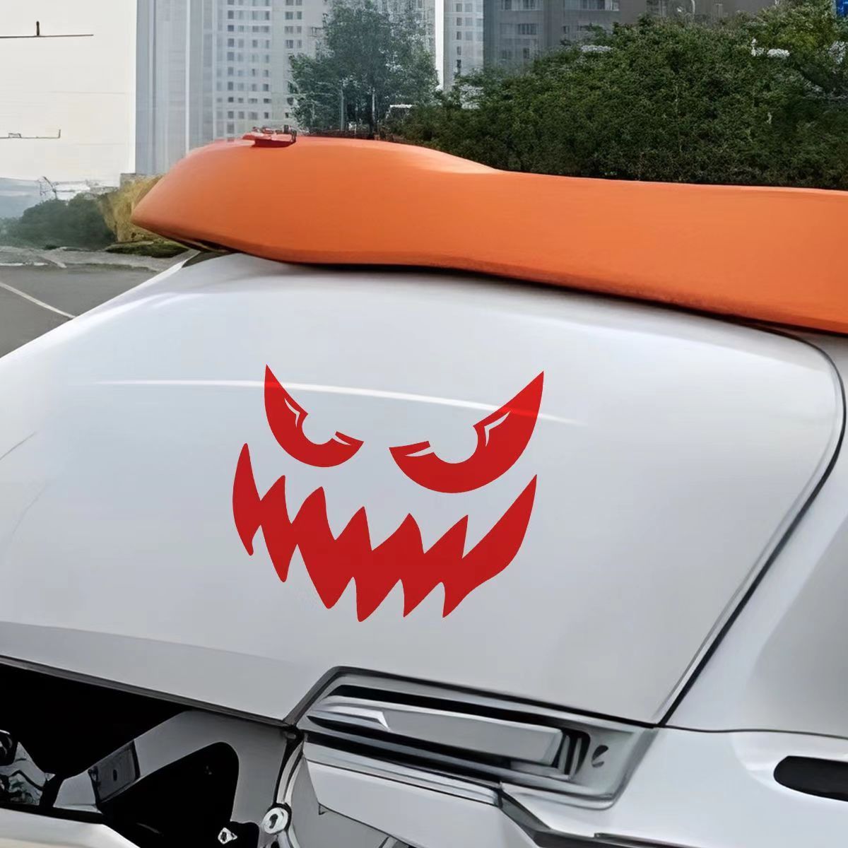 Cool Evil Car Reflective Sticker Netby