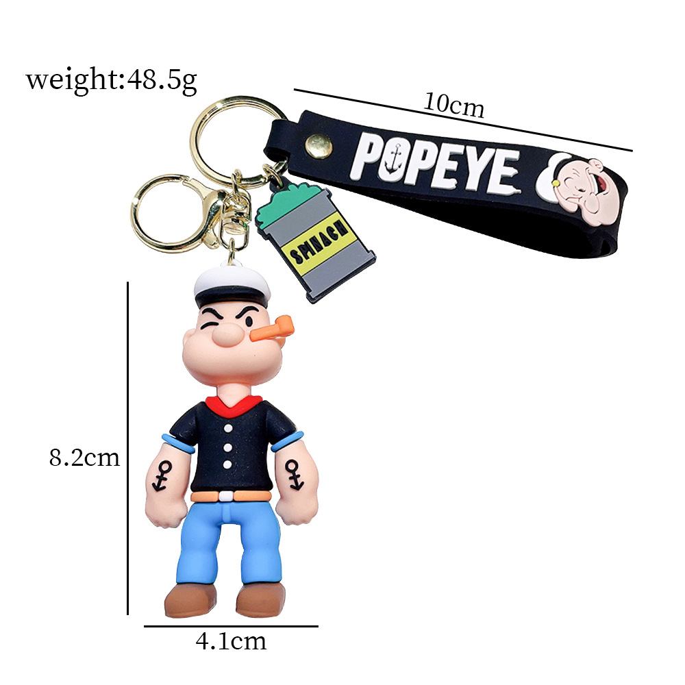 Animation Popeye the Sailor Keychain Keyring  Netby