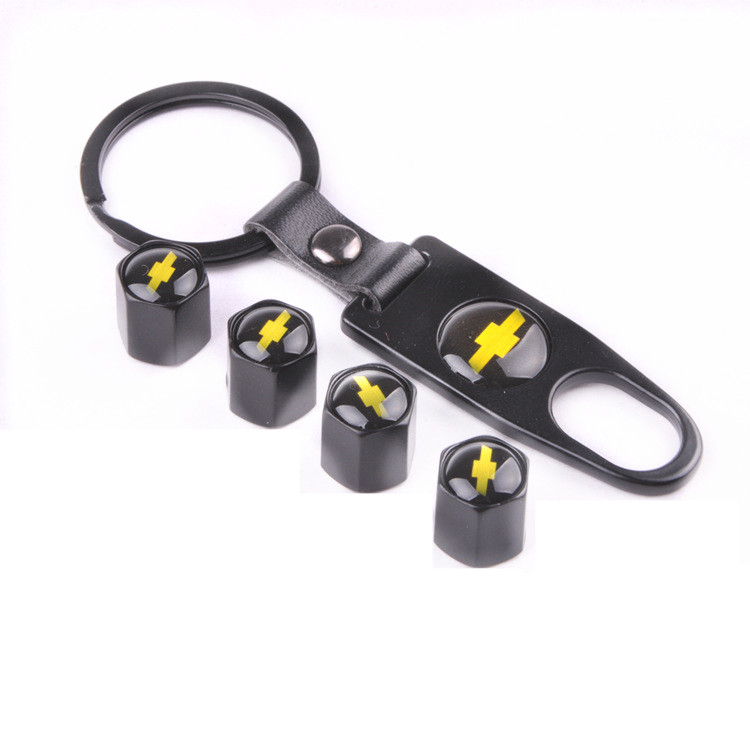 Metal Car Wheel Tire Valve Cap Anti Dust Spanner Wrench With Logo Black Color Netby