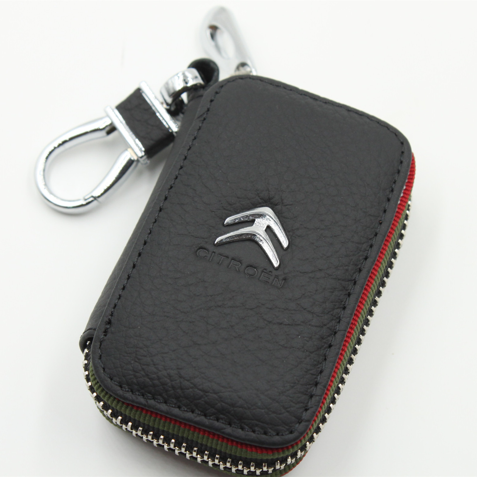 Black Color Leather Car Remote Key Wallet for KIA AUDI BENZ BMW BUICK PORSCHE VW VOLVO JAGUAR CHEVROLET FORD Netby