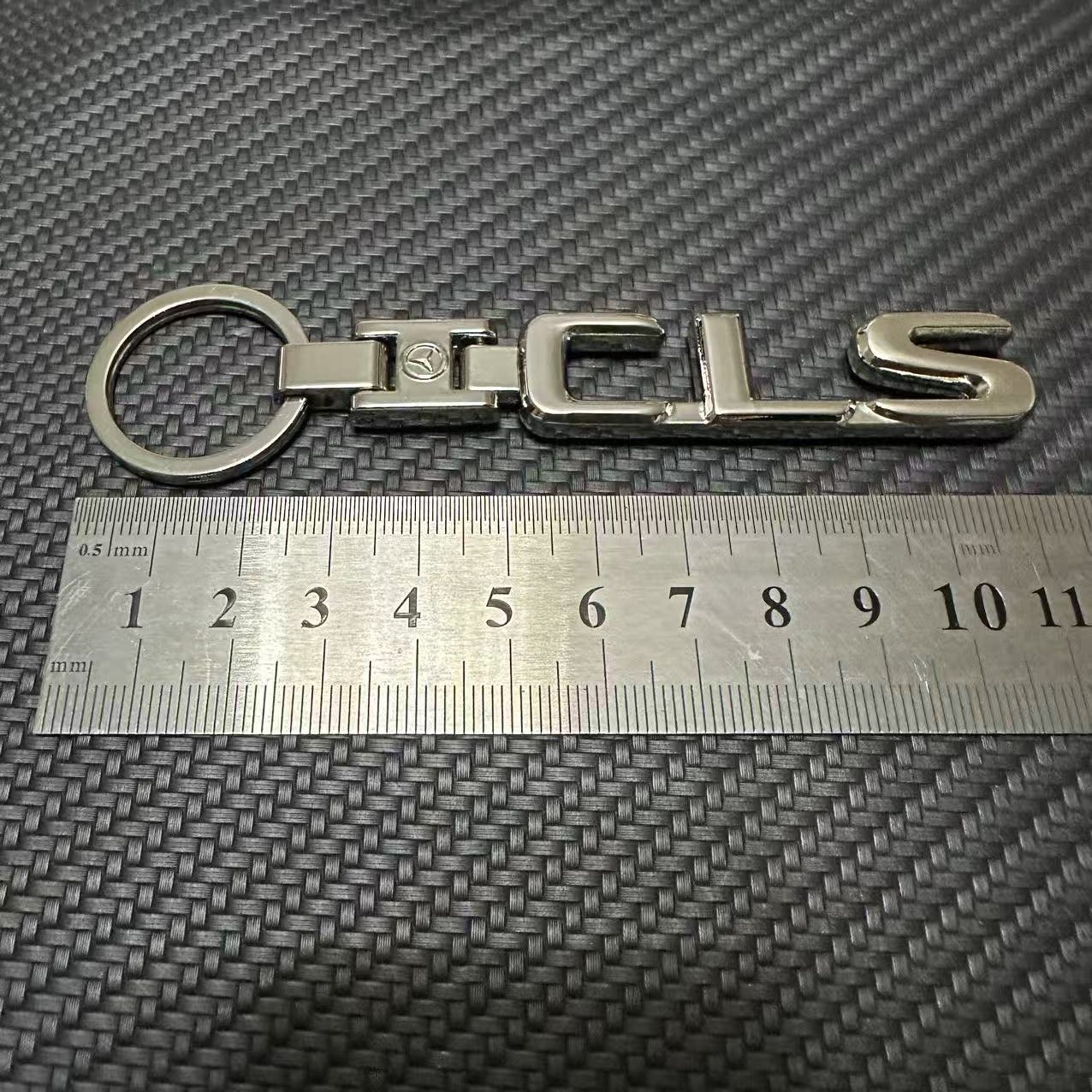 Metal Car Logo Keychain Logo Keyring Keyfob for Mercedes Benz A B C E R S GL ML CLA CLS GLA GLB GLC GLE GLK GLS SLK AMG Netby