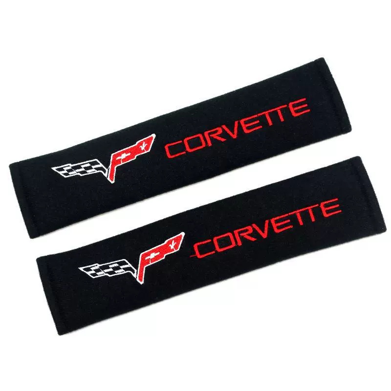 Cotton Style Car Seat Belt Cover Shoulder Pad for Audi Benz BMW Corvette VW SKODA Alfa Romeo Netby