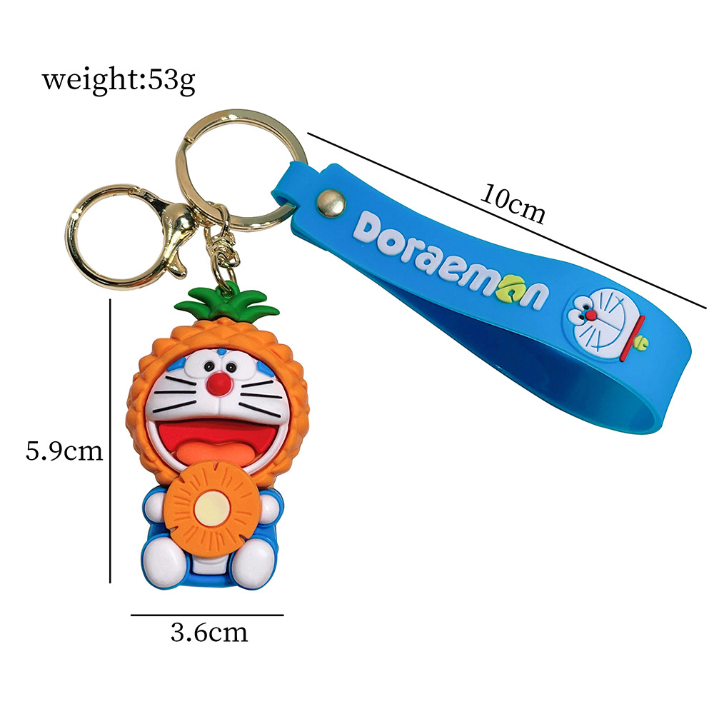 Animation Fruit Doraemon Keychain Keyring Netby