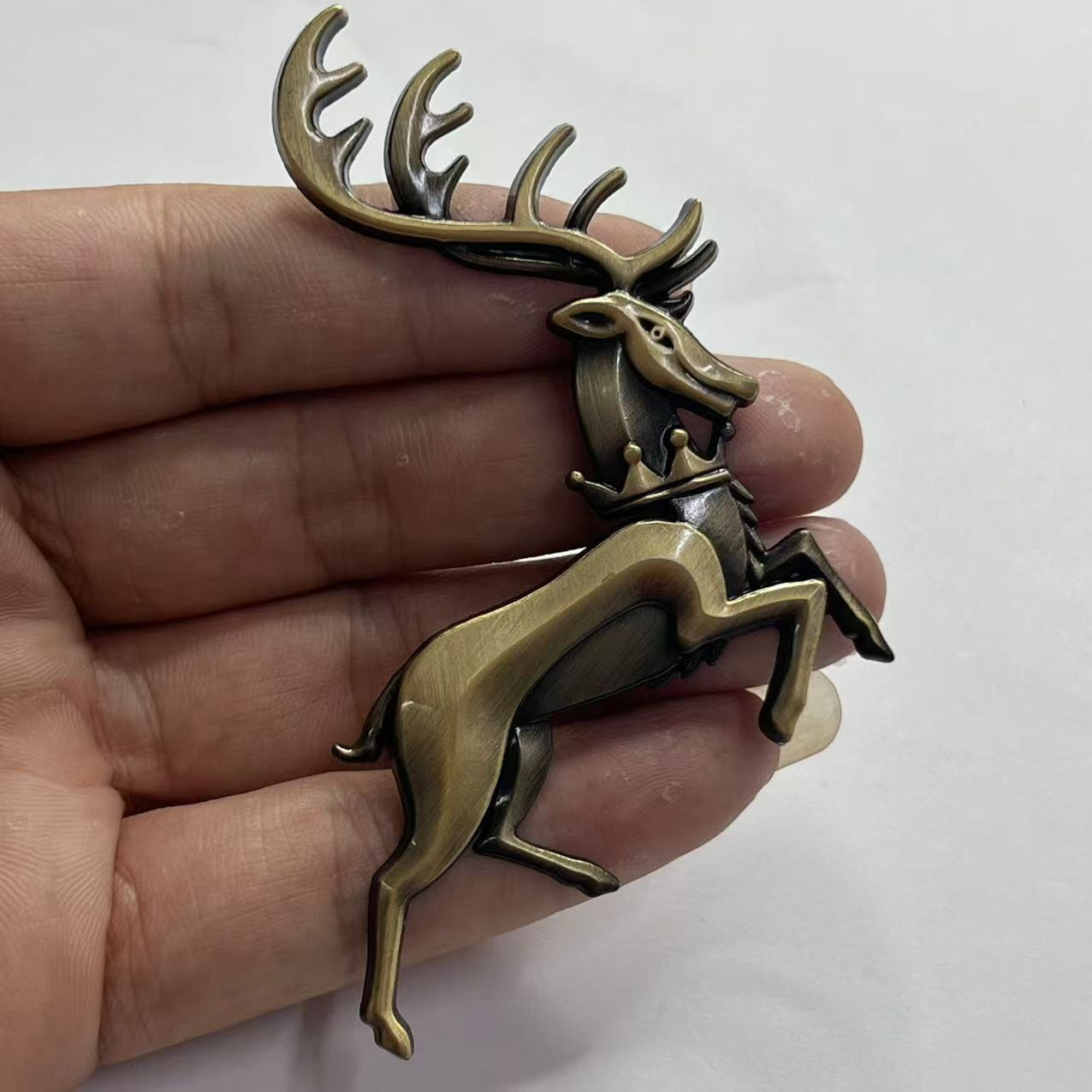 Metal Deer Reindeer Car Sticker Netby
