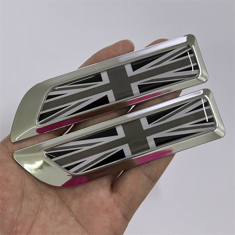 Knife Blade Shape National Flag Car Fender Side Sticker Netby