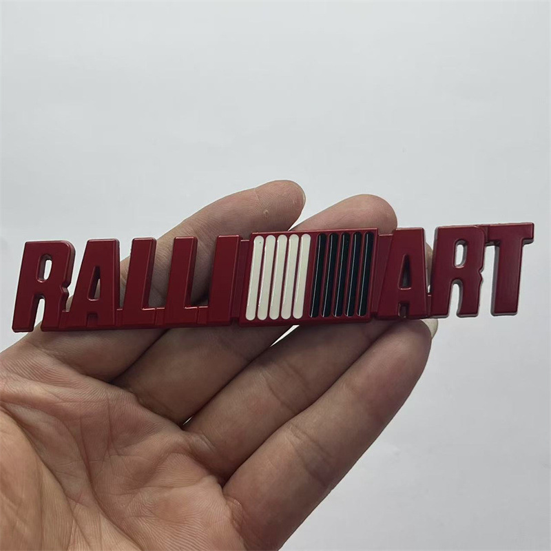 Metal Mitsubishi RALLIART Car Emblem Badge Netby