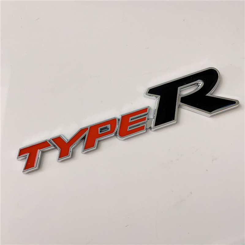 Metal TYPER TYPES Car Emblem Badge for Honda Netby