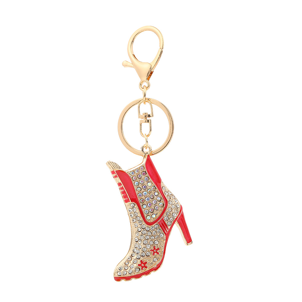 Rhinestone High Heel Keychain Keyring Netby