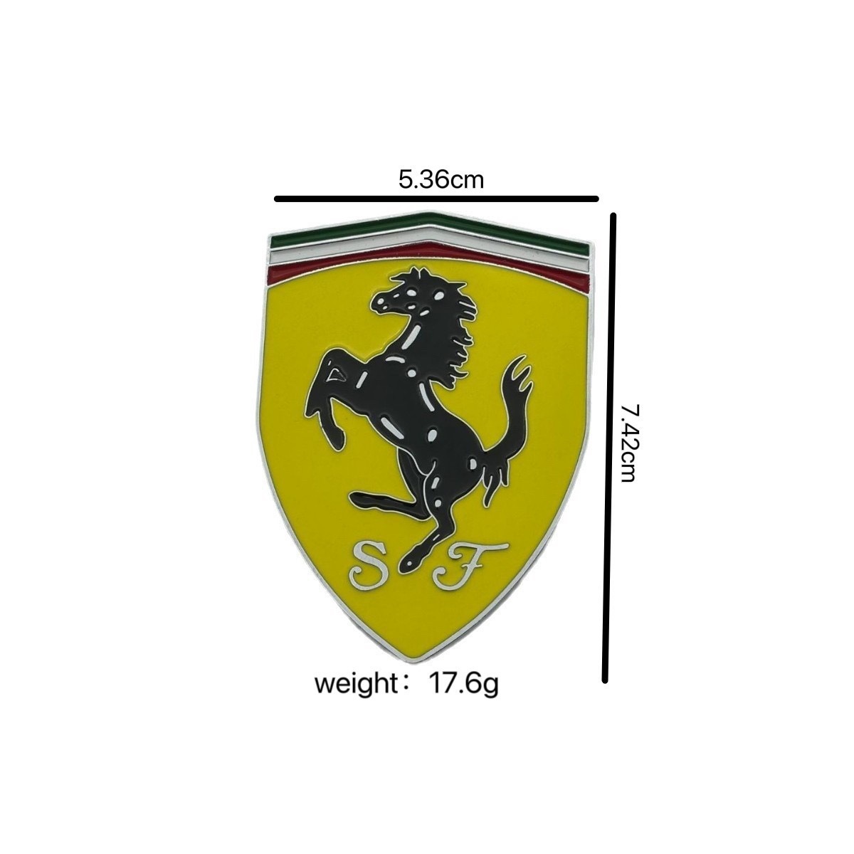 Metal Car Sticker for Lamborghini Ferrari Porsche Netby