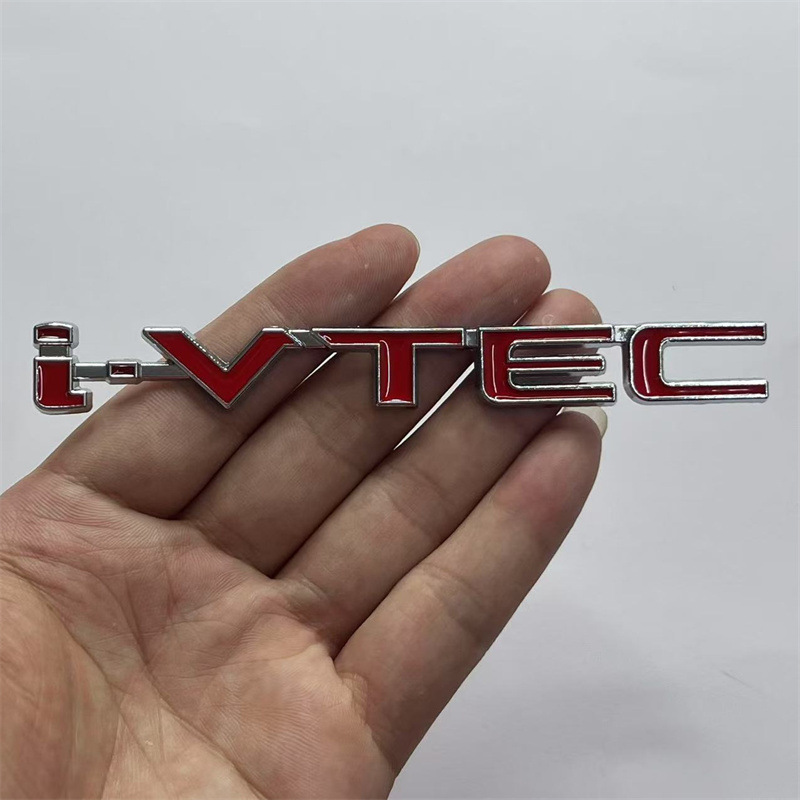 Metal Honda I-VTEC Car Emblem Badge for Civic Accord Odyssey Sprite Netby