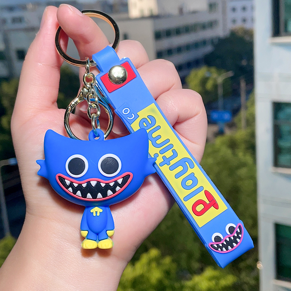 PVC Animation Sausage Monster Poppy Play Time Keychain Keyring Netby