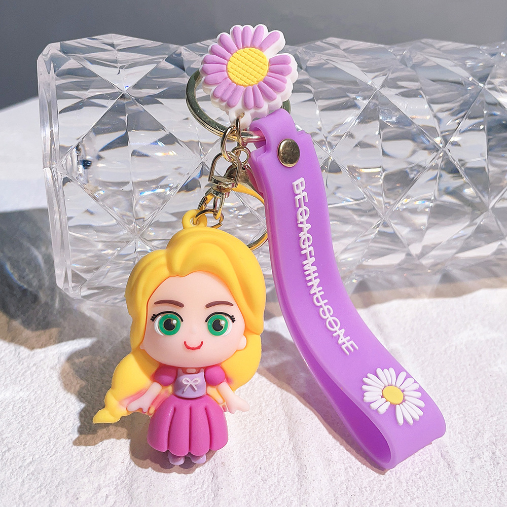 Animation Snow White Frozen Princess Keychain Keyring Netby