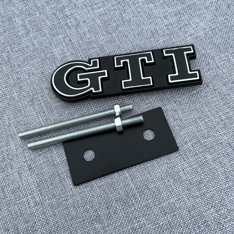 Metal GTI Car Grille Emblemn Badge Netby