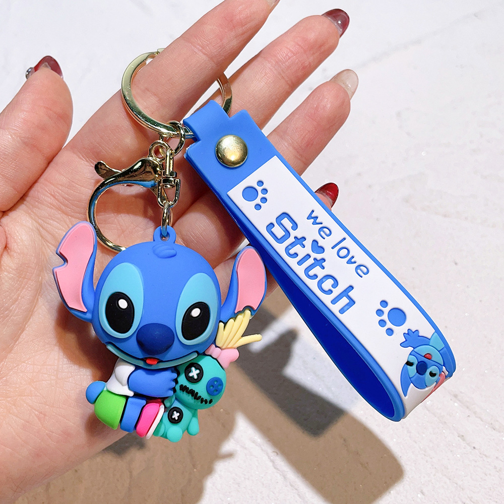 Animation Stitch Keychain Keyring Netby
