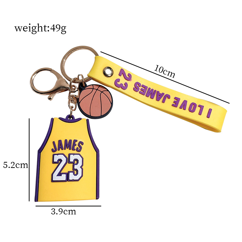 Sports Game Keychain Keyring Basketball Jerysey Tshirt Netby