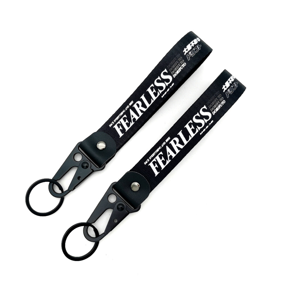 FEARLESS Buckle Keyring Keychain Keyfob Wrist Strap Netby