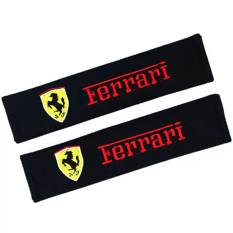 Cotton Style Car Seat Belt Cover Shoulder Pad for Audi Benz BMW Corvette VW SKODA Alfa Romeo Netby