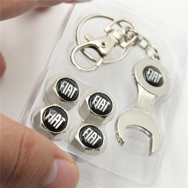 Metal Car Wheel Tire Valve Cap Anti Dust Spanner Wrench With Logo Netby