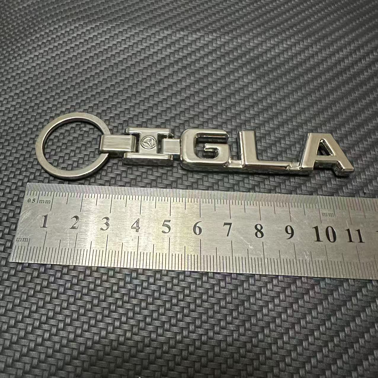 Metal Car Logo Keychain Logo Keyring Keyfob for Mercedes Benz A B C E R S GL ML CLA CLS GLA GLB GLC GLE GLK GLS SLK AMG Netby
