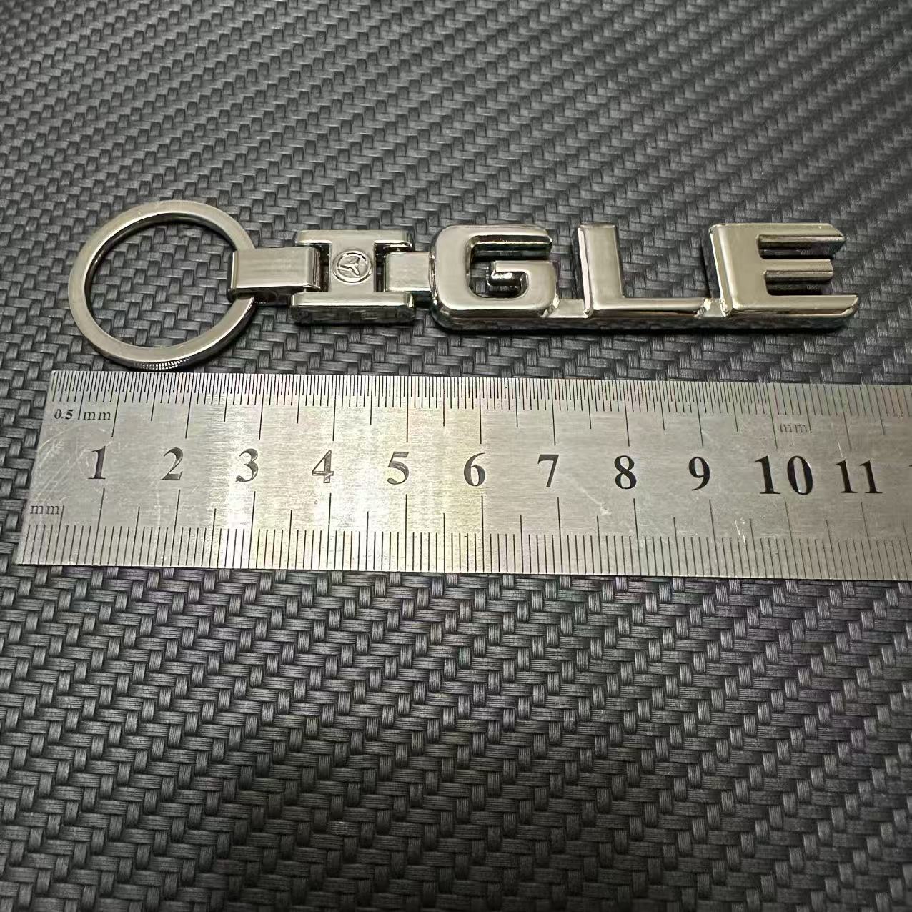 Metal Car Logo Keychain Logo Keyring Keyfob for Mercedes Benz A B C E R S GL ML CLA CLS GLA GLB GLC GLE GLK GLS SLK AMG Netby