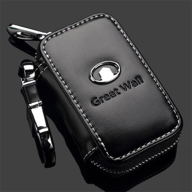 Black Color Leather Car Remote Key Wallet for KIA AUDI BENZ BMW BUICK PORSCHE VW VOLVO JAGUAR CHEVROLET FORD Netby