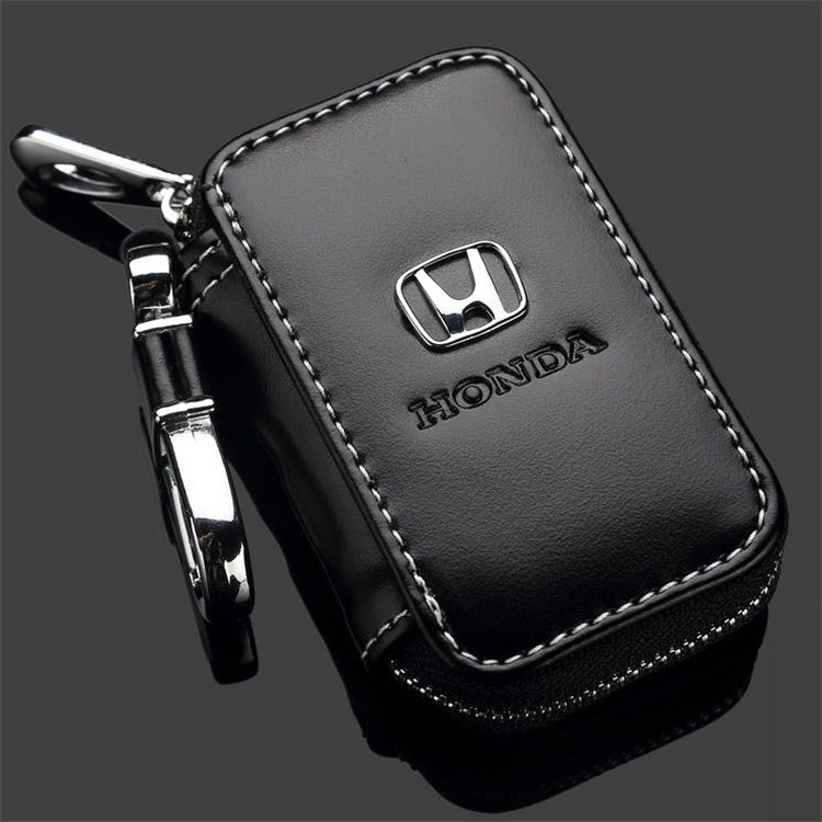 Black Color Leather Car Remote Key Wallet for KIA AUDI BENZ BMW BUICK PORSCHE VW VOLVO JAGUAR CHEVROLET FORD Netby