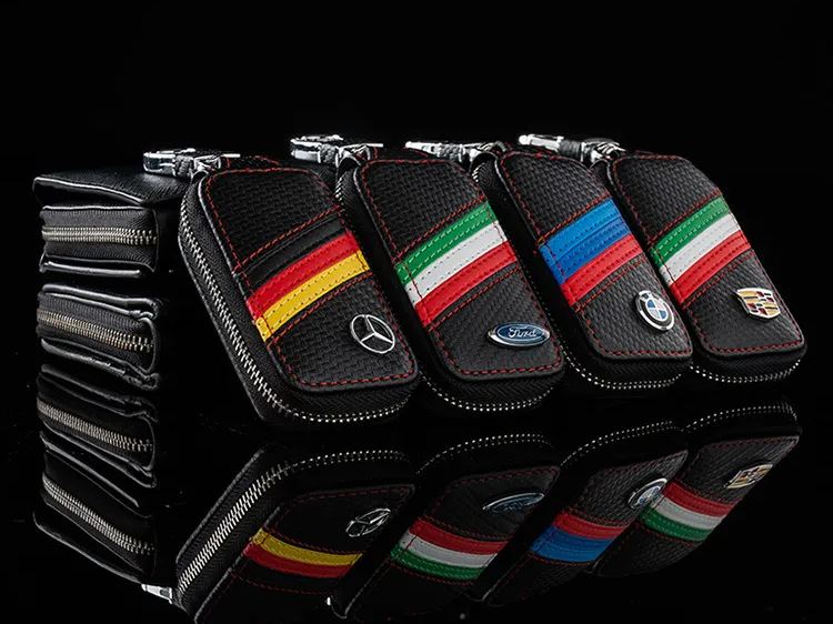 Carbon Fiber Car Remote Key Wallet for KIA AUDI BENZ BMW BUICK PORSCHE VW VOLVO JAGUAR CHEVROLET FORD Netby