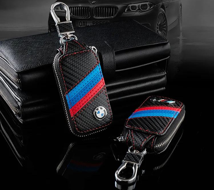 Carbon Fiber Car Remote Key Wallet for KIA AUDI BENZ BMW BUICK PORSCHE VW VOLVO JAGUAR CHEVROLET FORD Netby