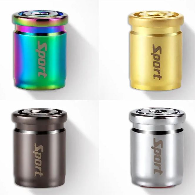 Metal Sports Style Car Tire Valve Cap Netby