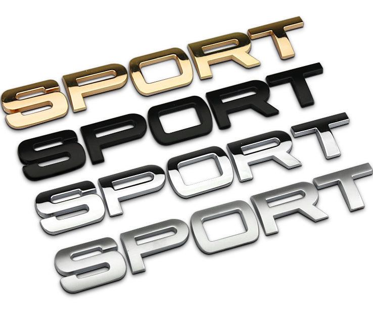 16*2.3cm Metal Land Range Rover SPORT Car Sticker Emblem Badge Netby