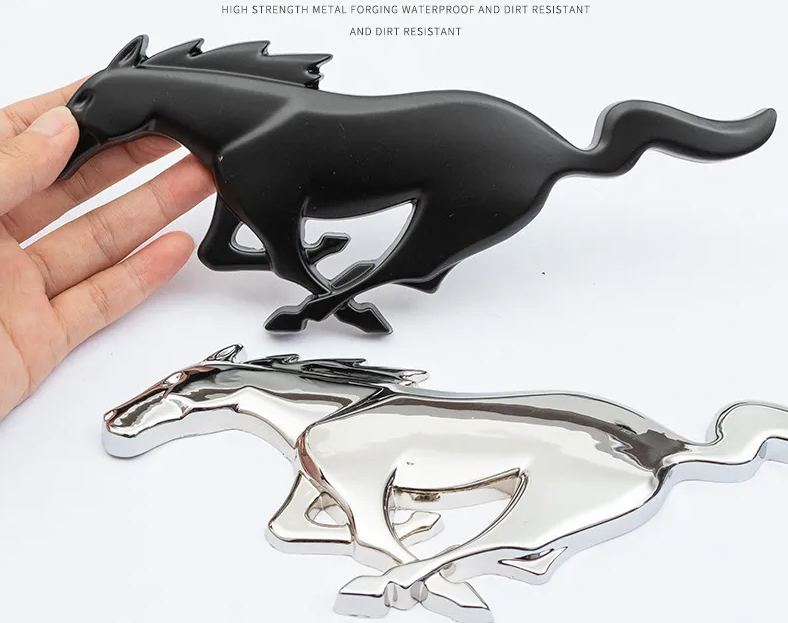 Car modification: Mustang grille logo, new Mondeo logo, Fusion Mustang grille logo, metal rear logo Netby