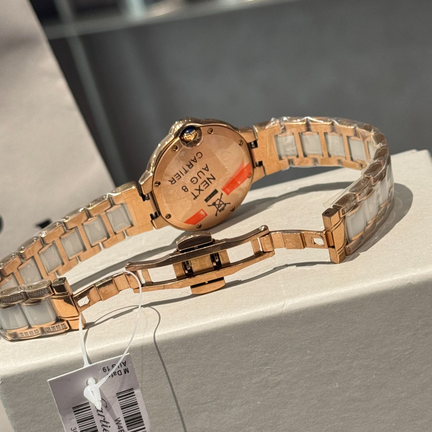 Cartier Wrist Quartz Watch Fisheye Glass Stainless Watch Band & Case Netby