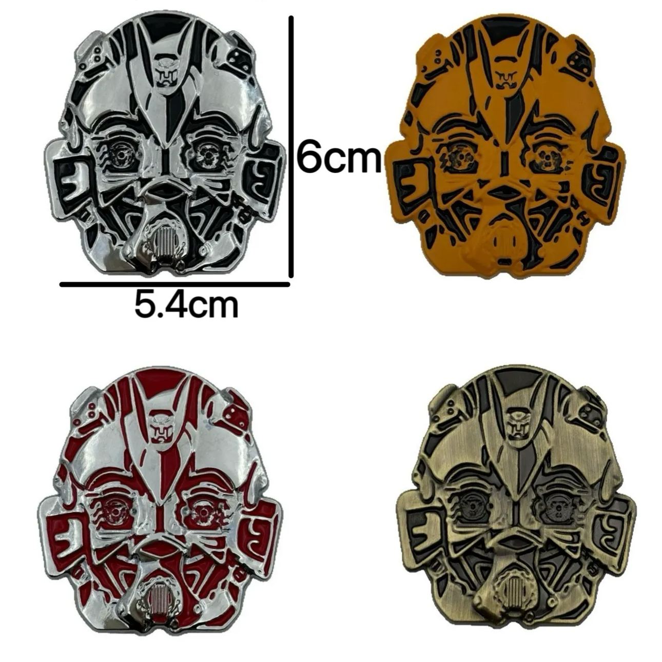 Metal Transformer Autobots Bumblebee Car Sticker Netby